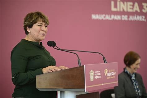 Presenta Delfina Gómez proyecto del Mexicable Naucalpan Cuatro Caminos