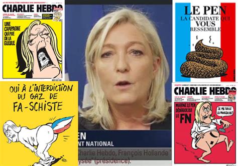 Marine Le Pen Charlie Hebdo Napburly