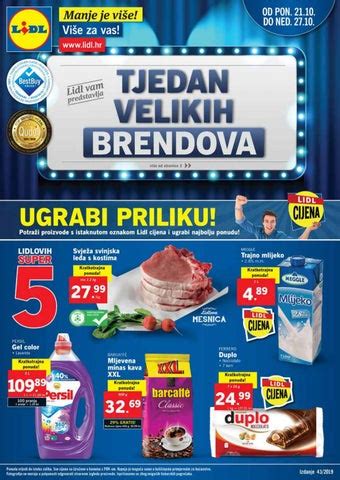 Lidl Katalog Marketa Od 21 27 10 2019 By Catalog Hr Issuu