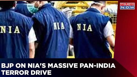 Bjp On Massive Anti Terror Raids On Pfi Nia Conducts Massive Pan