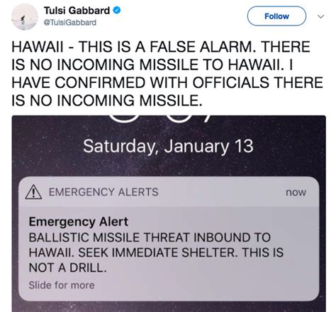 Hawaii Ballistic Missile Alert Is A False Alarm Vox