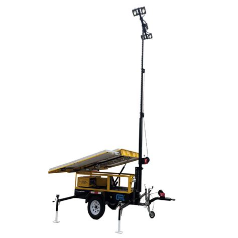 Gtl Power M Solar Light Tower Degree Rotation Mobile W Led