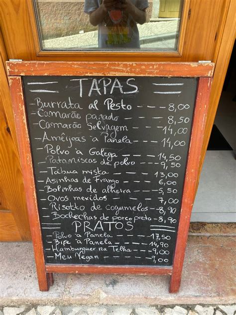 Menu At Panela De Barro Figueira Da Foz