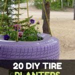 20 DIY Tire Planters That Will Catch Your Attention