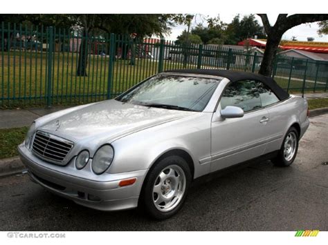 1999 Brilliant Silver Metallic Mercedes Benz Clk 320 Convertible