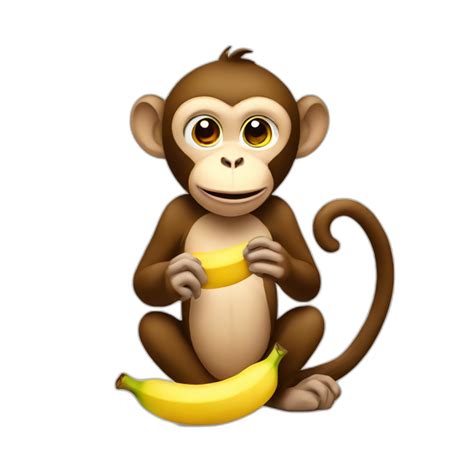 Banana Monkey Ai Emoji Generator