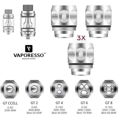 Vaporesso Gt Core Coils 3 Coils Pack