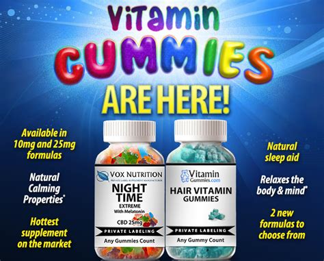 Introducing Private Label Vitamin Gummy Supplements Vox