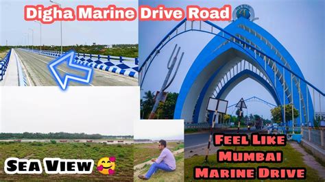 Digha Marine Drive Road Feel Like Mumbai Digha Sankarpur New Road