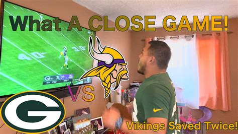 Packers Vs Vikings Reaction What A Game Youtube