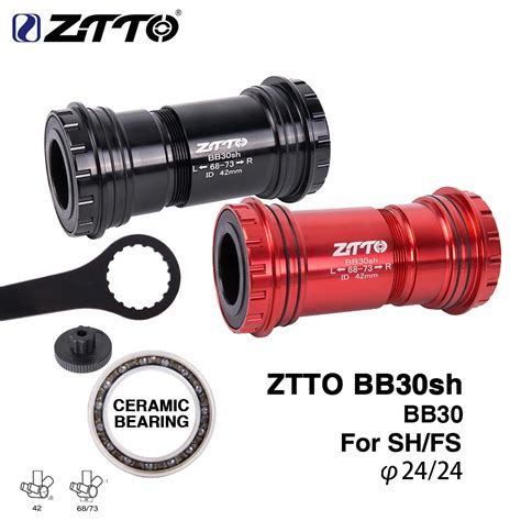 Ztto Mtb Bb Adapter Bicycle Press Fit Bottom Brackets Axle Ceramic