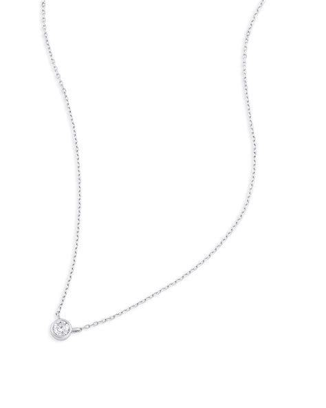 Diamond Bezel Necklace Gorjana