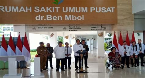 Presiden Joko Widodo Resmikan Rsup Ben Mboi Dinobatkan Jadi Rumah