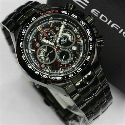 Casio Edifice Chronograph Screw Lock Crown Sports Watch EF 554SP 1AV