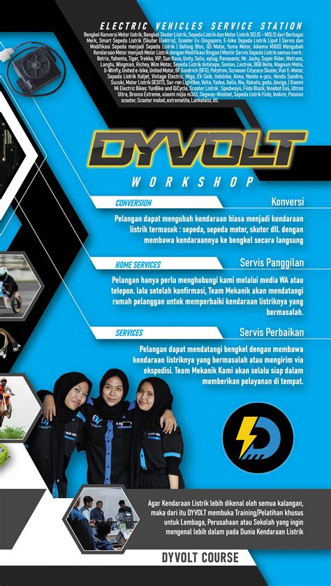 Brosur Dyvolt Belakang Dyvolt Electric Vehicles