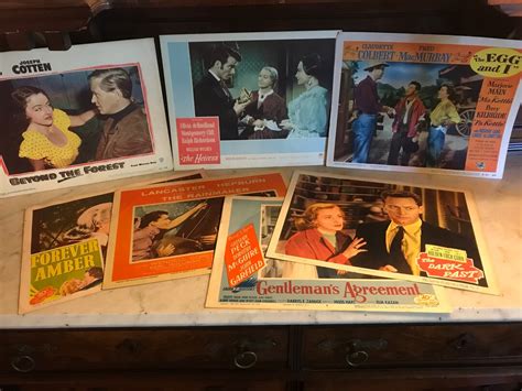 Original Classic Film Lobby Cards Movies From The S And S Mix