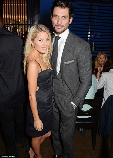 Mollie King and boyfriend David Gandy put on a rare PDA at GQ event ...