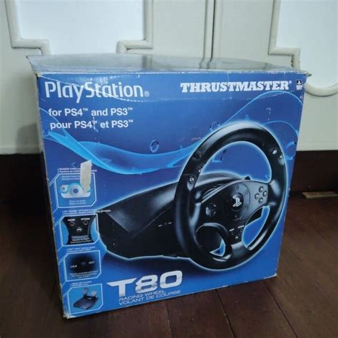 Thrustmaster T80 Racing Wheel For Ps4 And Ps3 Shopee Philippines