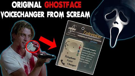 Original Ghostface Voicechanger From Scream And More Youtube