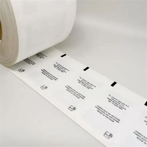 Degradable Eco Friendly UHF Clothing RFID Garment Label Apparel Tag