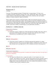 Soci Hw Ch Docx Soci Statistics For The Social