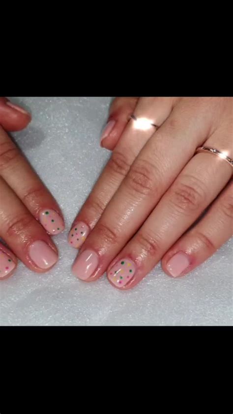 Nude Nails With A Colour Starry Moon Beauty Starrymoonbeauty
