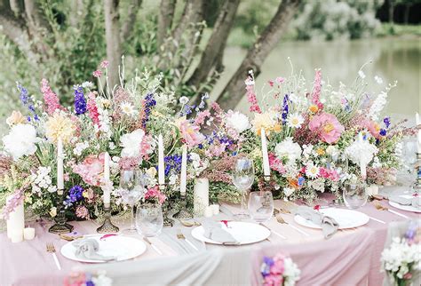 Wildflower Wedding Centerpiece Via Uk Bride And Blossom