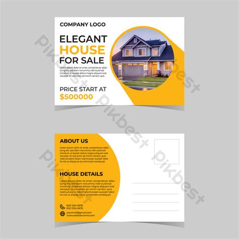 Real Estate Postcard Design Template | EPS Free Download - Pikbest