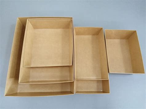 Disposable Logo Printed White Kraft Salad Sushi Paper Box Packaging Tray With Lid Sushi Paper