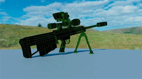 Barrett M95 Sniper Rifle | CGTrader