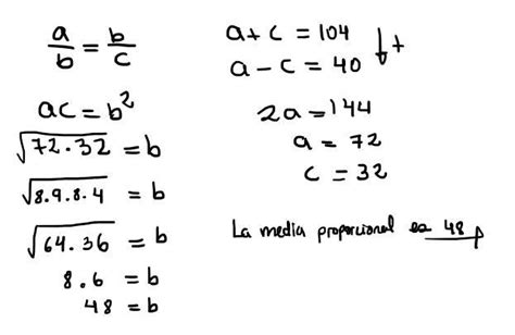 En Una Proporci N Geom Trica Continua La Suma De Sus T Rminos Extremos