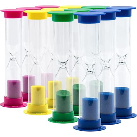 Piece Hourglass Sand Timer Set With Minute Sand This Bright