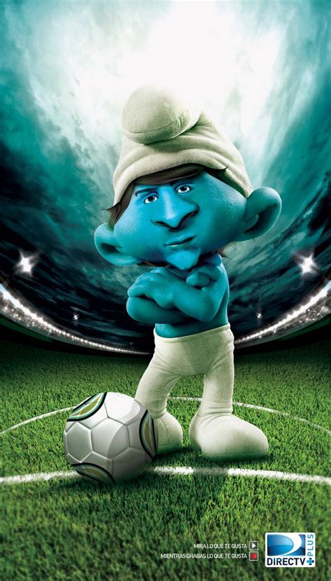 Compositing By David Vargas Via Behance Messi Smurfs Lionel