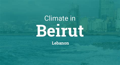 Climate & Weather Averages in Beirut, Lebanon