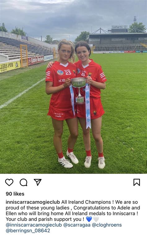 Inniscarra Gaa On Twitter Well Done Adele And Ellen A Fantastic