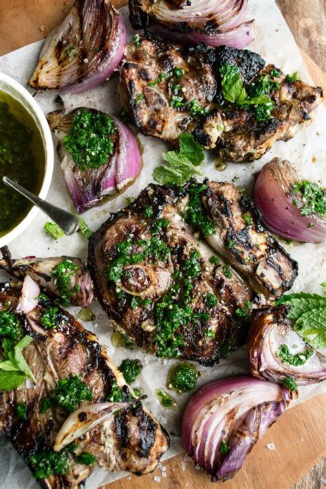 Grilled Lamb Chops With Mint Chimichurri Artofit