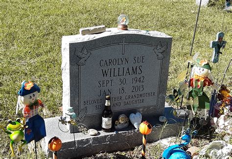 Carolyn Sue Rateliff Williams 1942 2013 Mémorial Find a Grave