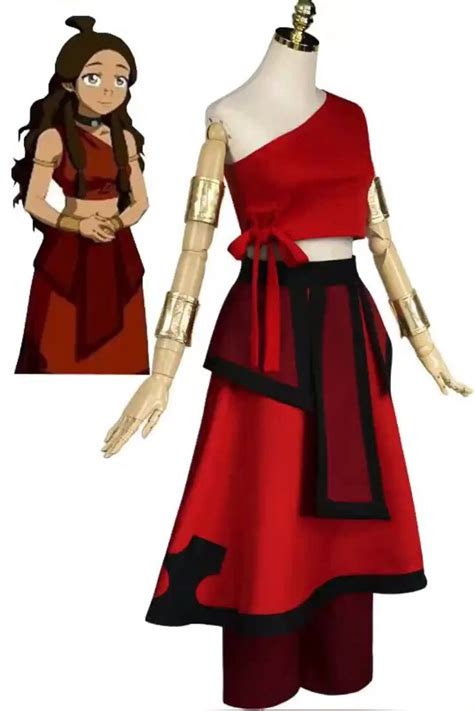 Anime Avatar The Last Airbender Cosplay Katara Fire Nation Cosplay