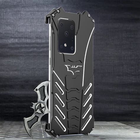 R Just Batman Shockproof Aluminum Shell Metal Case With Custom Bataran