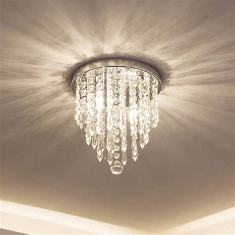 mini chandelier crystal chandelier lighting  lights flush mount