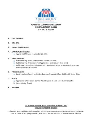 Fillable Online Planning Commission Kauai Govplanning Commission