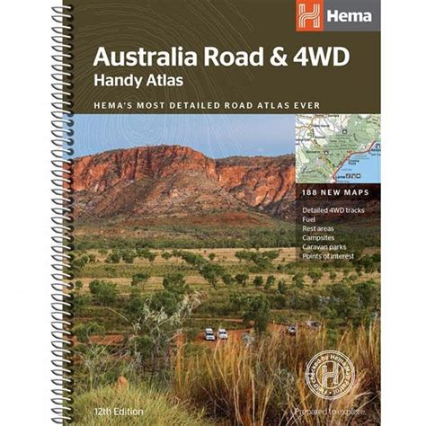 Australia Handy B5 Atlas Spiral Hema Maps