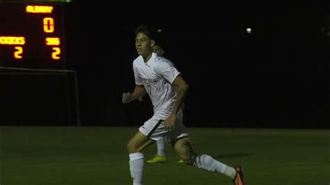 Mens Soccer Shuts Out Albany In Home Opener Youtube