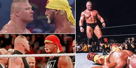 Brock Lesnar S Heated History With Hulk Hogan In Wwe Explained