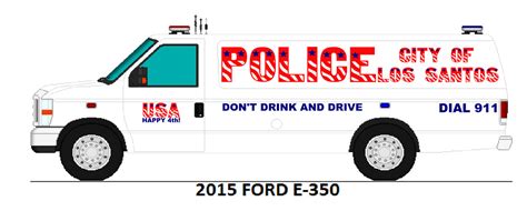 2015 Ford E350 Los Santos Police July 4th Edition By Vehiclemodguy On