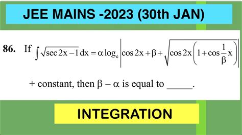 If Integration Of Root Over Sec X Dx A Log Cos X B Root Cos X