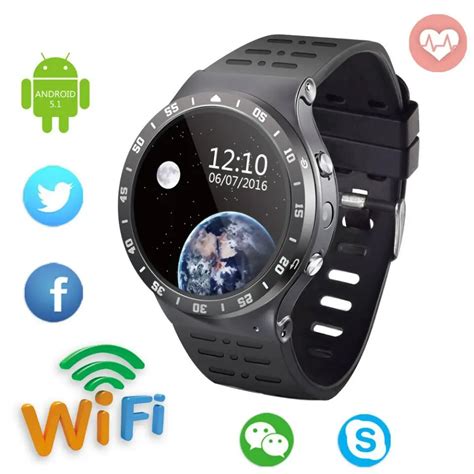 Fashion GPS Men Watch S99A 3G WiFi Smartwatch Phone 1.33'' Android 5.1 ...