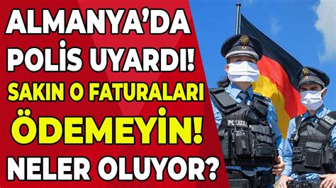 Almanya da akıl almaz olay Evinize gelen faturalara dikkat edin sakın