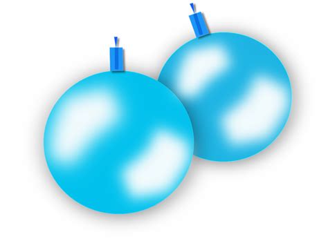 Blue Christmas Ornaments Free Vector Graphic On Pixabay