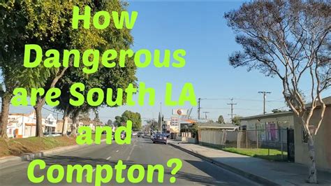 South La Compton Dangerous And Poor Rough Neighborhoods Youtube